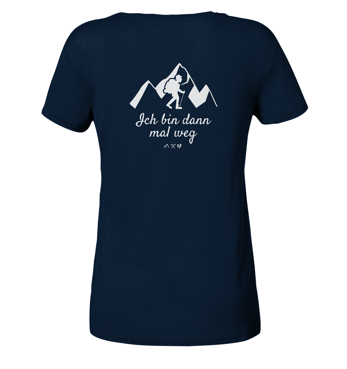 Ich bin dann mal weg - Ladies V-Neck Shirt
