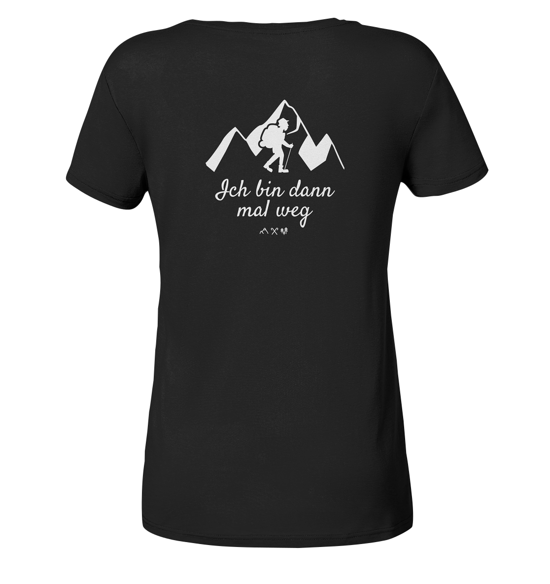 Ich bin dann mal weg - Ladies V-Neck Shirt