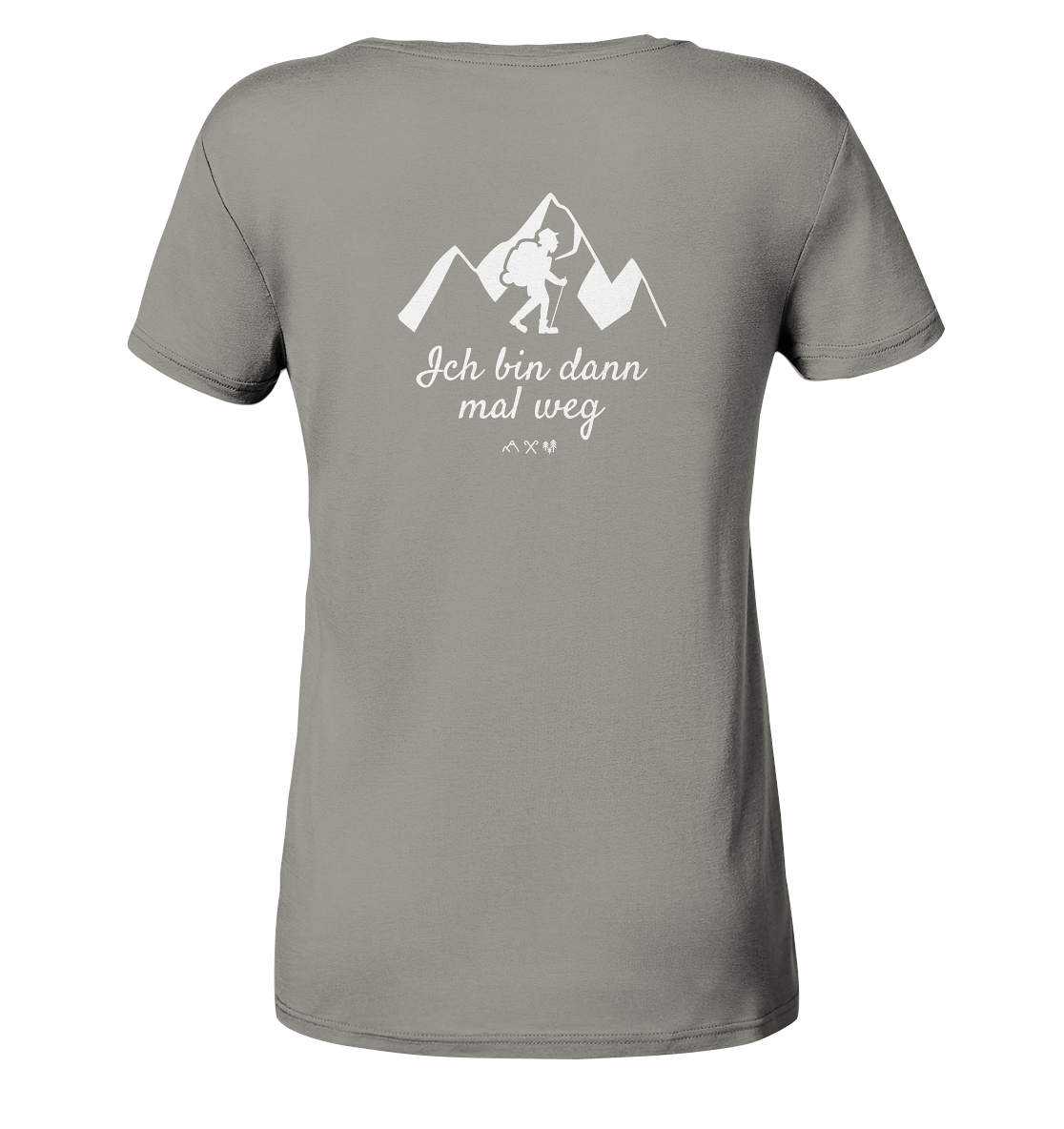Ich bin dann mal weg - Ladies V-Neck Shirt