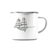 Sailing Whale - Emaille Tasse