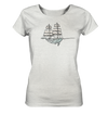 Sailing Whale - Ladies Organic Shirt Meliert