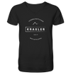 Leidenschaftlicher Kraxler - Mens Organic V-Neck Shirt - Wunschtext