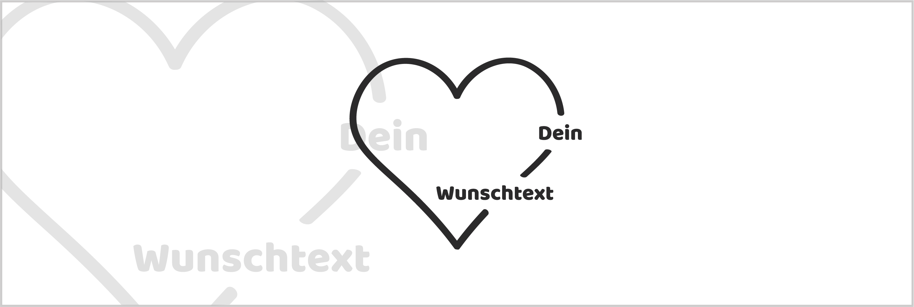 Produkte mit Wunschtext - Sort Order Template