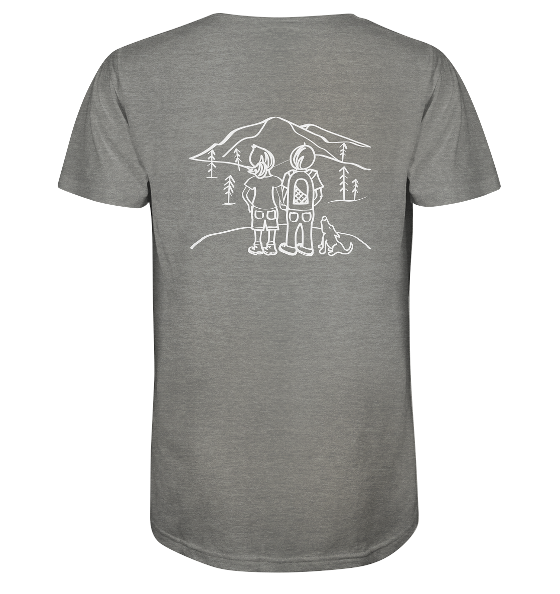 Aussicht mit unserem Hund - Organic Shirt