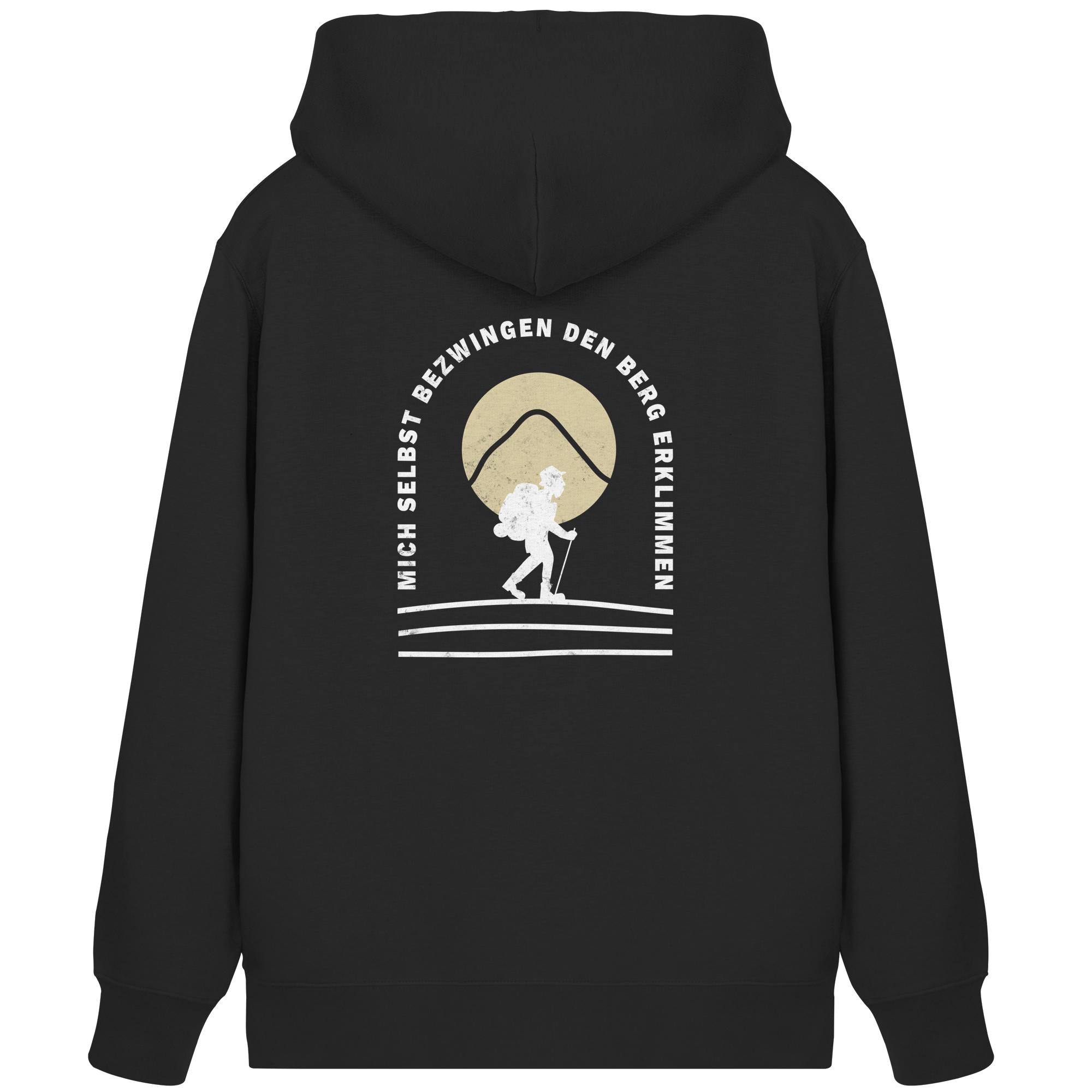 Mich selbst bezwingen, den Berg erklimmen. - Organic Zipper