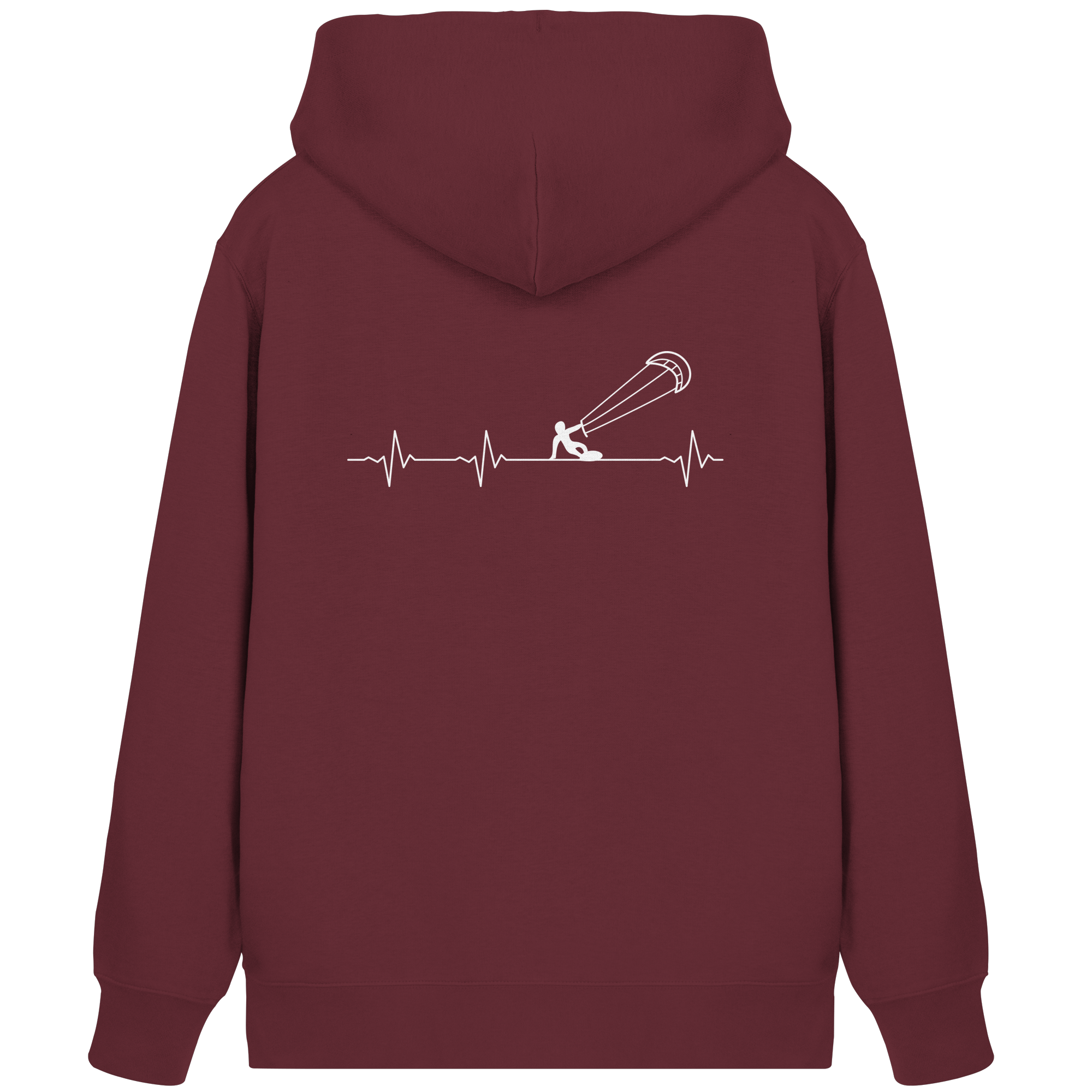 Herzschlag Kitesurfen - Organic Zipper