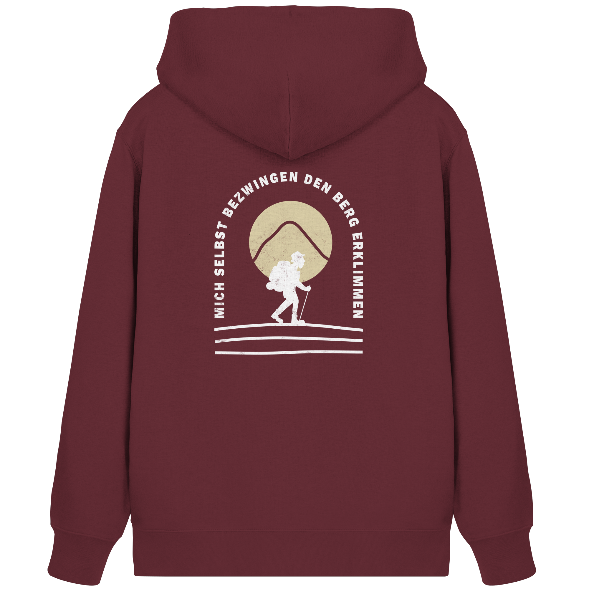 Mich selbst bezwingen, den Berg erklimmen. - Organic Zipper