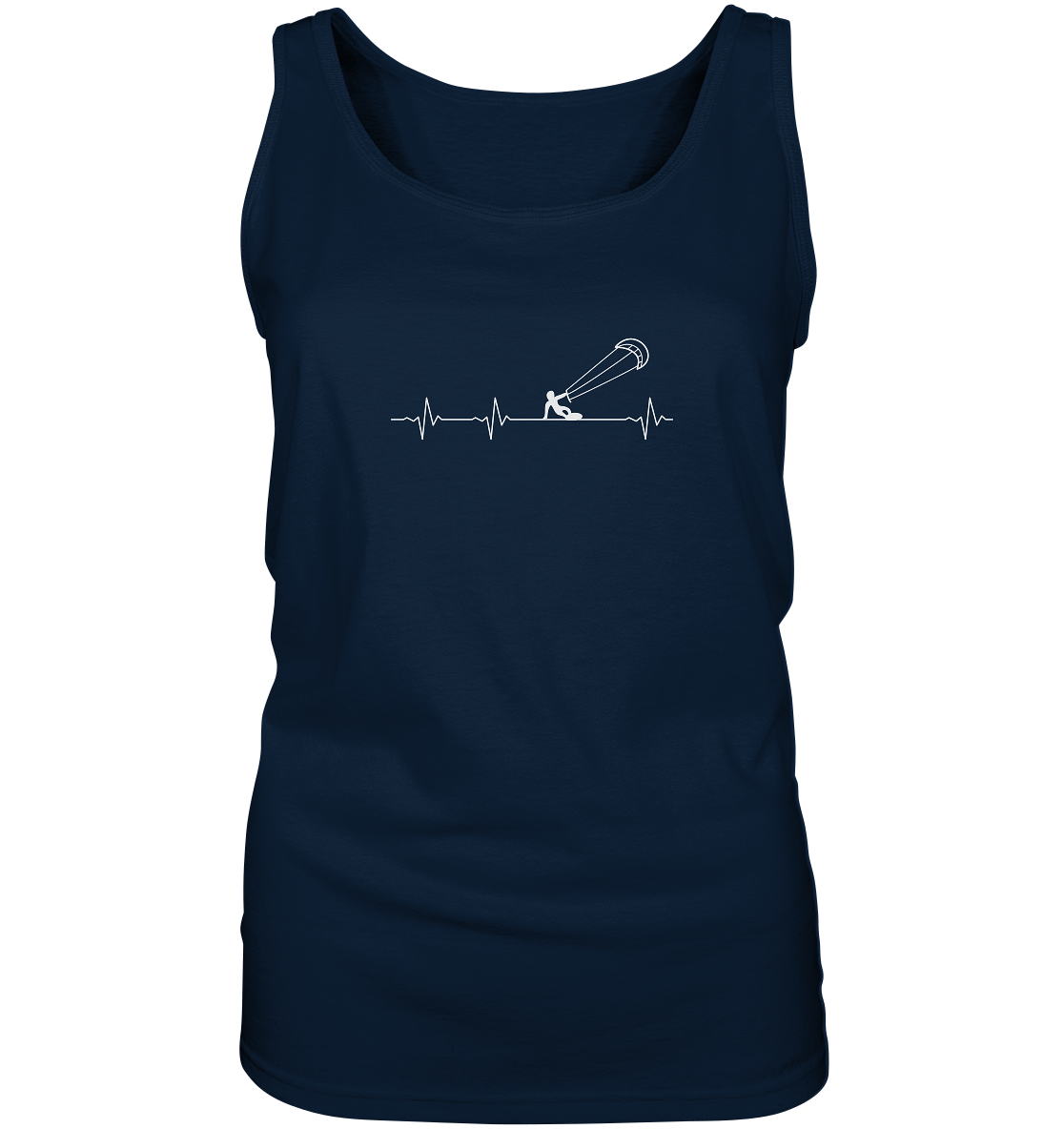 Herzschlag Kitesurfen - Ladies Tank-Top