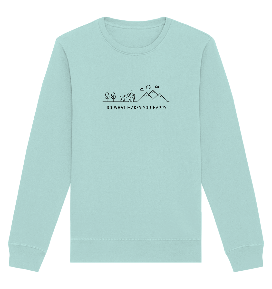 Wandern mit meinem Hund - Organic Basic Unisex Sweatshirt