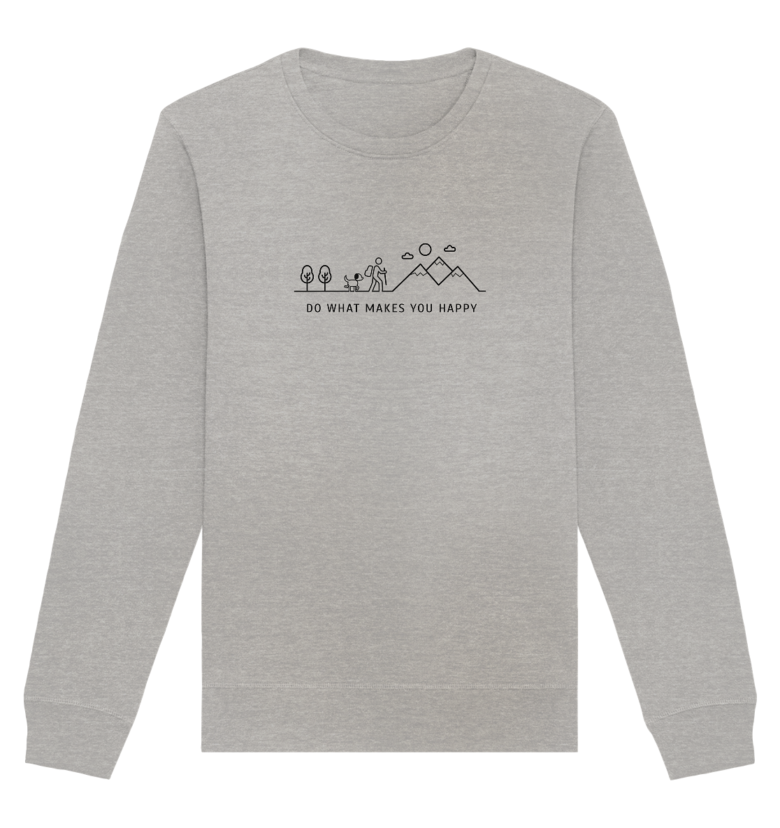 Wandern mit meinem Hund - Organic Basic Unisex Sweatshirt