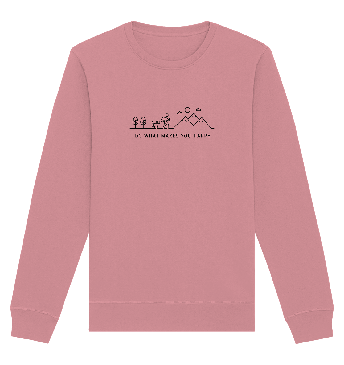 Wandern mit meinem Hund - Organic Basic Unisex Sweatshirt