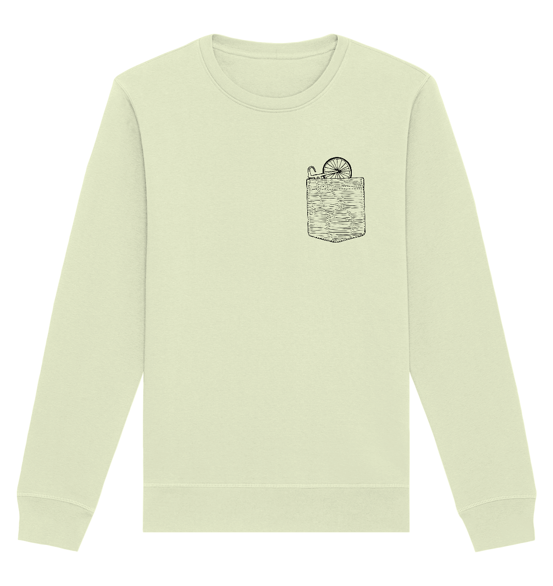 Rennrad in meiner Brusttasche - Organic Basic Unisex Sweatshirt