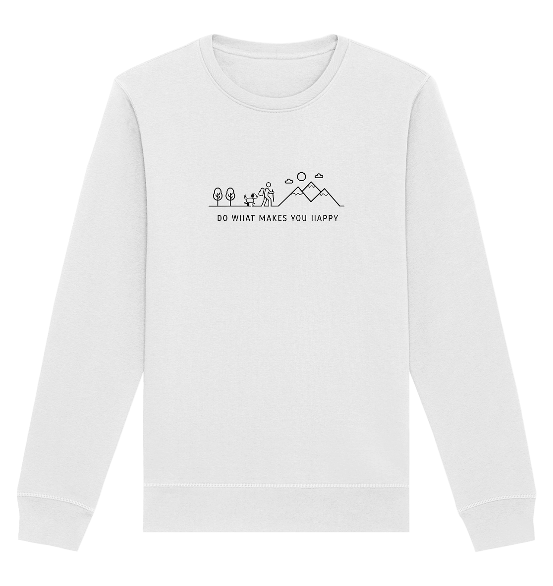 Wandern mit meinem Hund - Organic Basic Unisex Sweatshirt