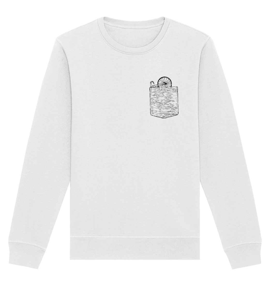Rennrad in meiner Brusttasche - Organic Basic Unisex Sweatshirt