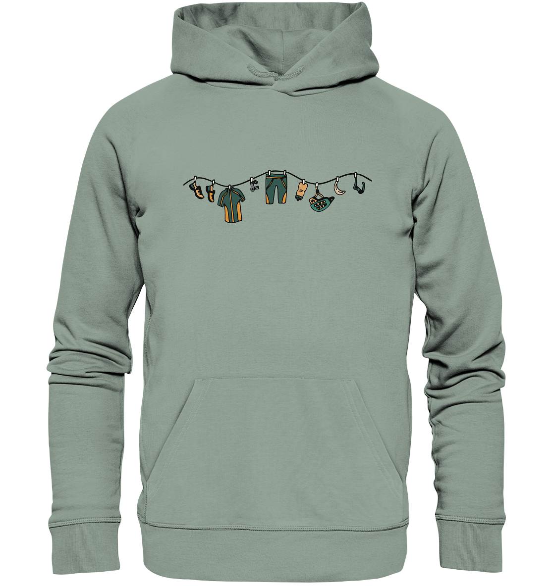 Fahrrad Ausrüstung - Organic Hoodie
