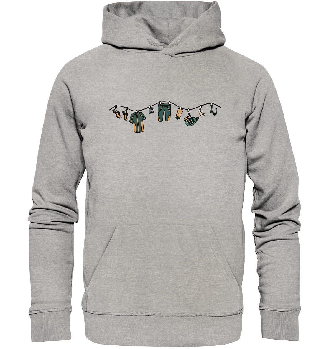 Fahrrad Ausrüstung - Organic Hoodie