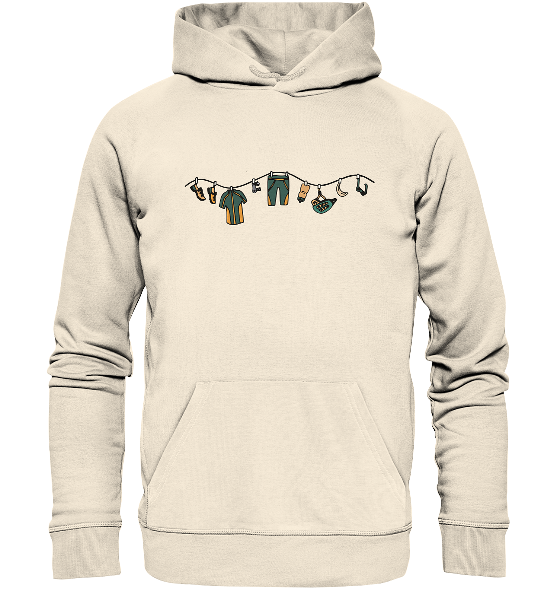 Fahrrad Ausrüstung - Organic Hoodie