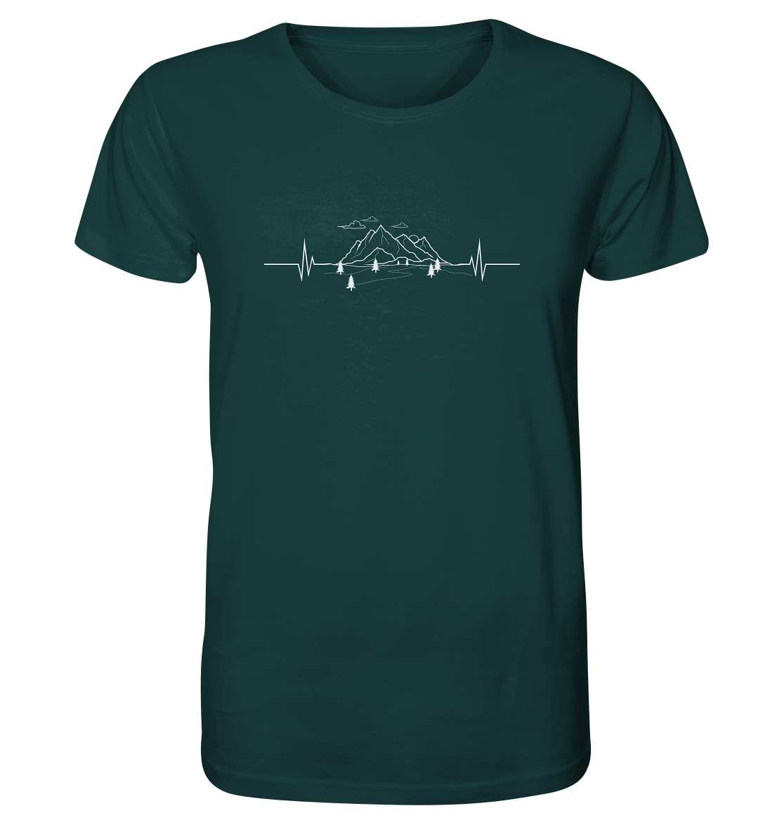 Herzschlag Berge - Organic Shirt