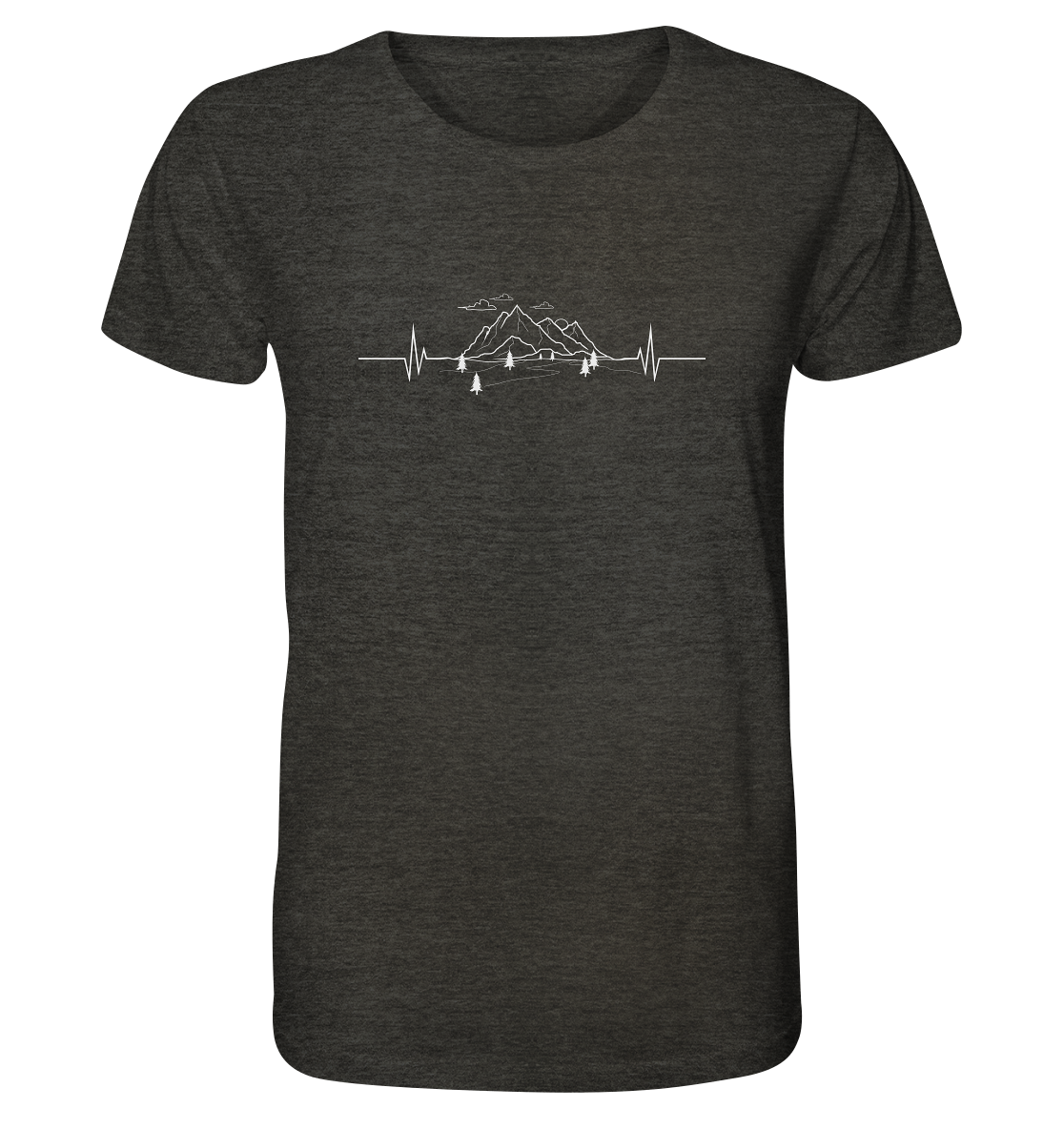 Herzschlag Berge - Organic Shirt