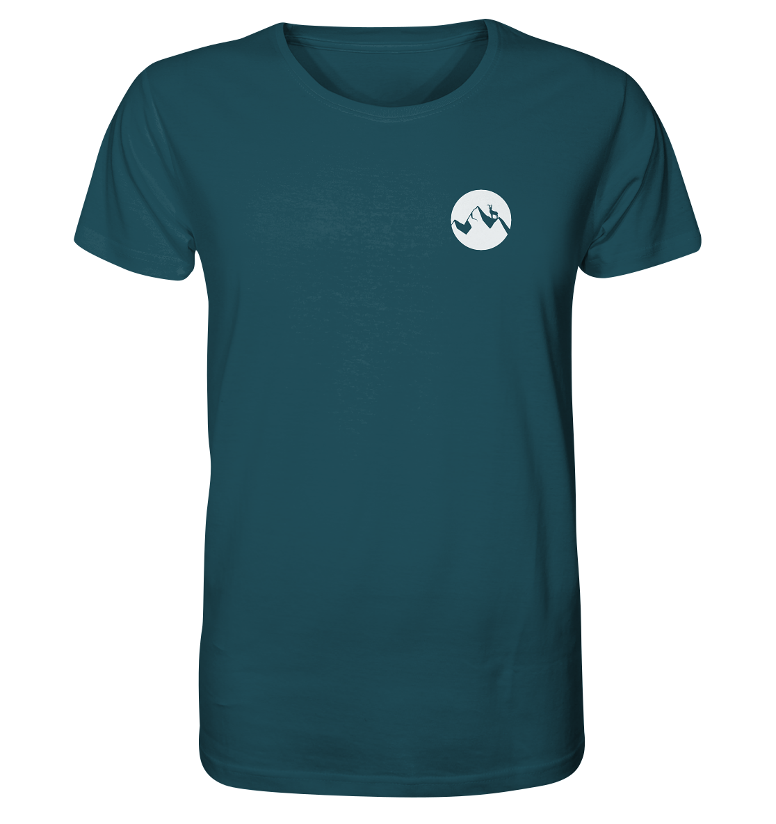 Steinbock in den Bergen - Organic Shirt
