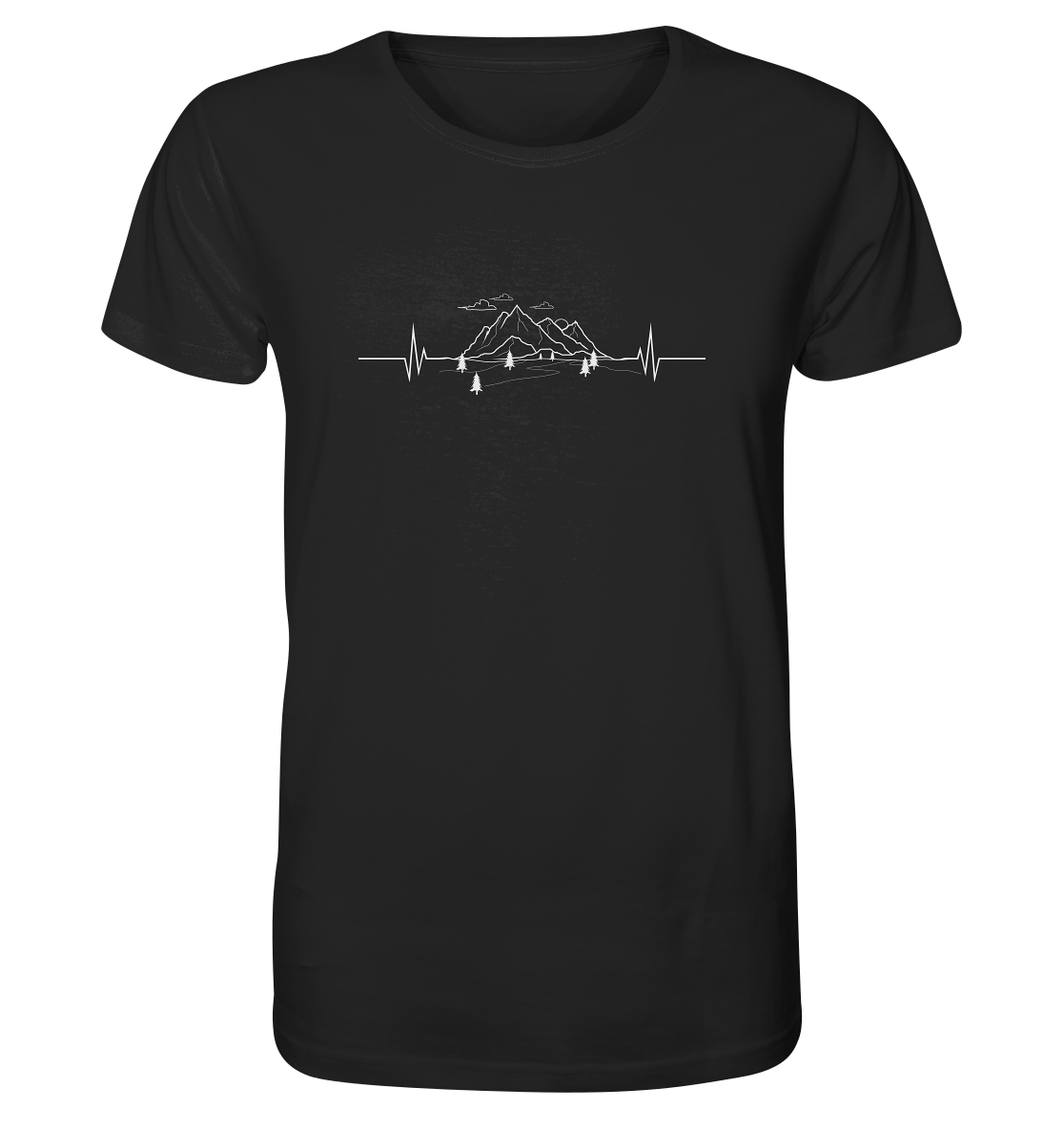 Herzschlag Berge - Organic Shirt