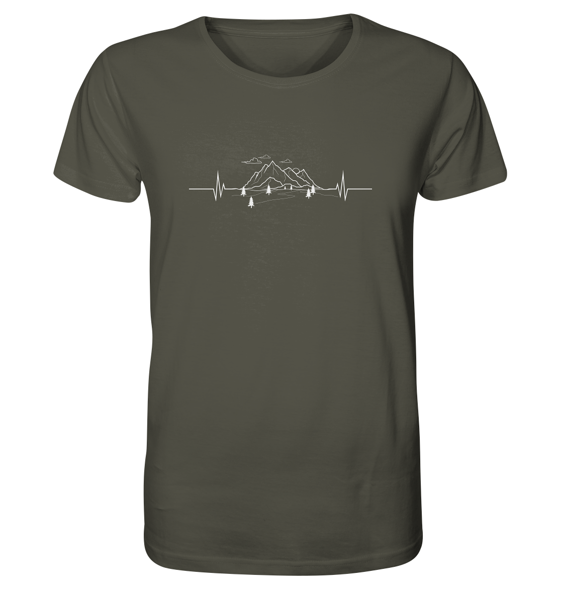 Herzschlag Berge - Organic Shirt