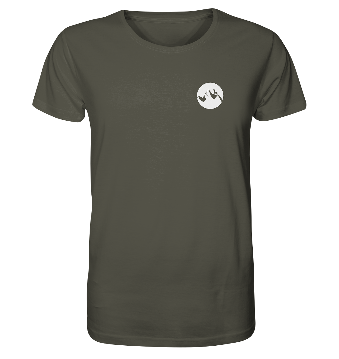 Steinbock in den Bergen - Organic Shirt
