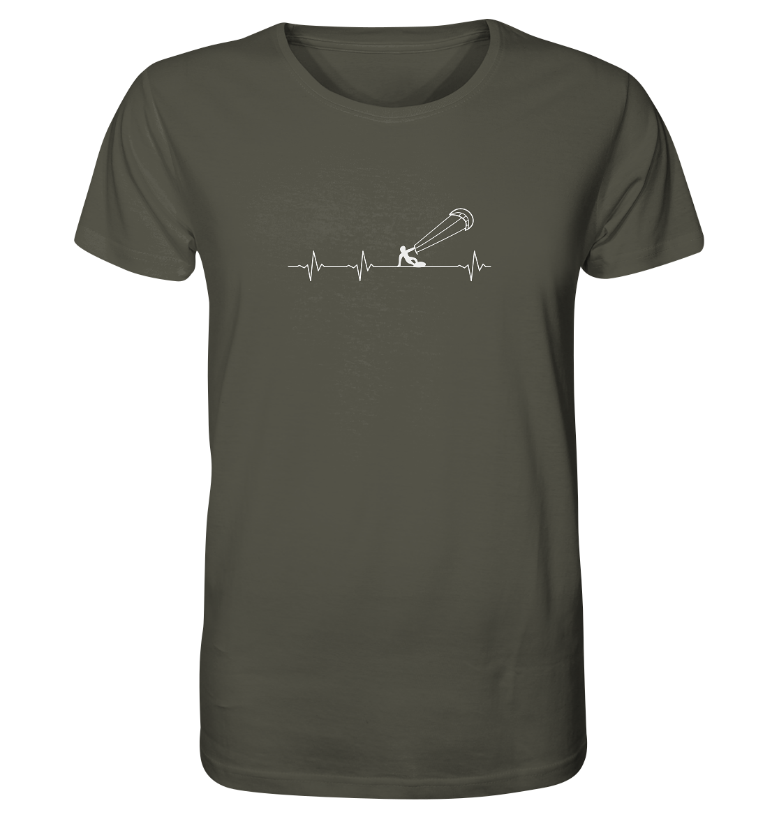 Herzschlag Kitesurfen - Organic Shirt