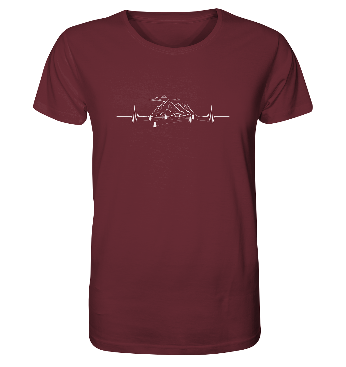 Herzschlag Berge - Organic Shirt