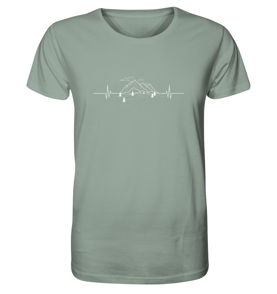Herzschlag Berge - Organic Shirt