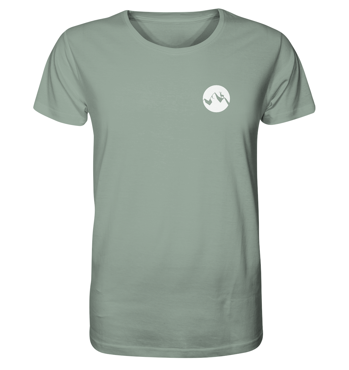Steinbock in den Bergen - Organic Shirt