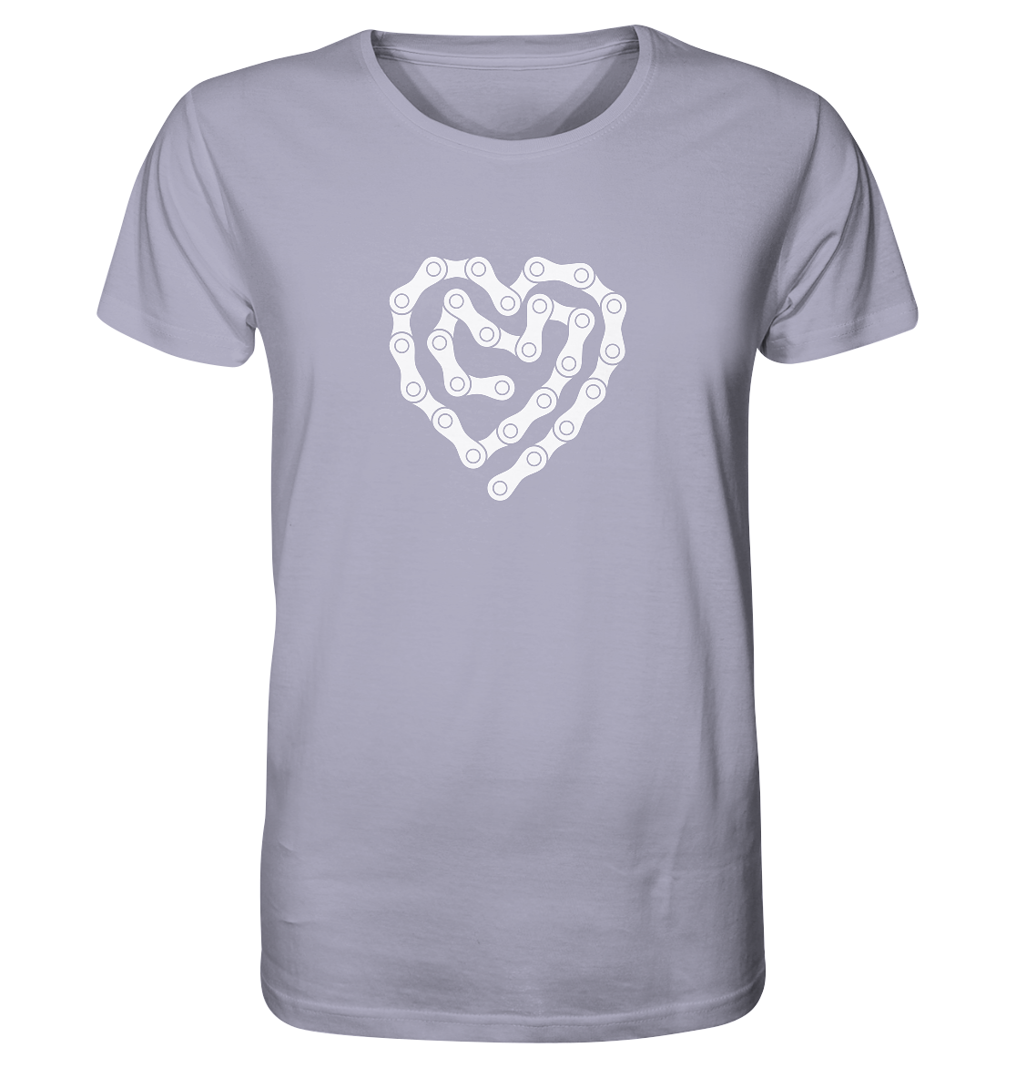 Herz Fahrradkette - Organic Shirt