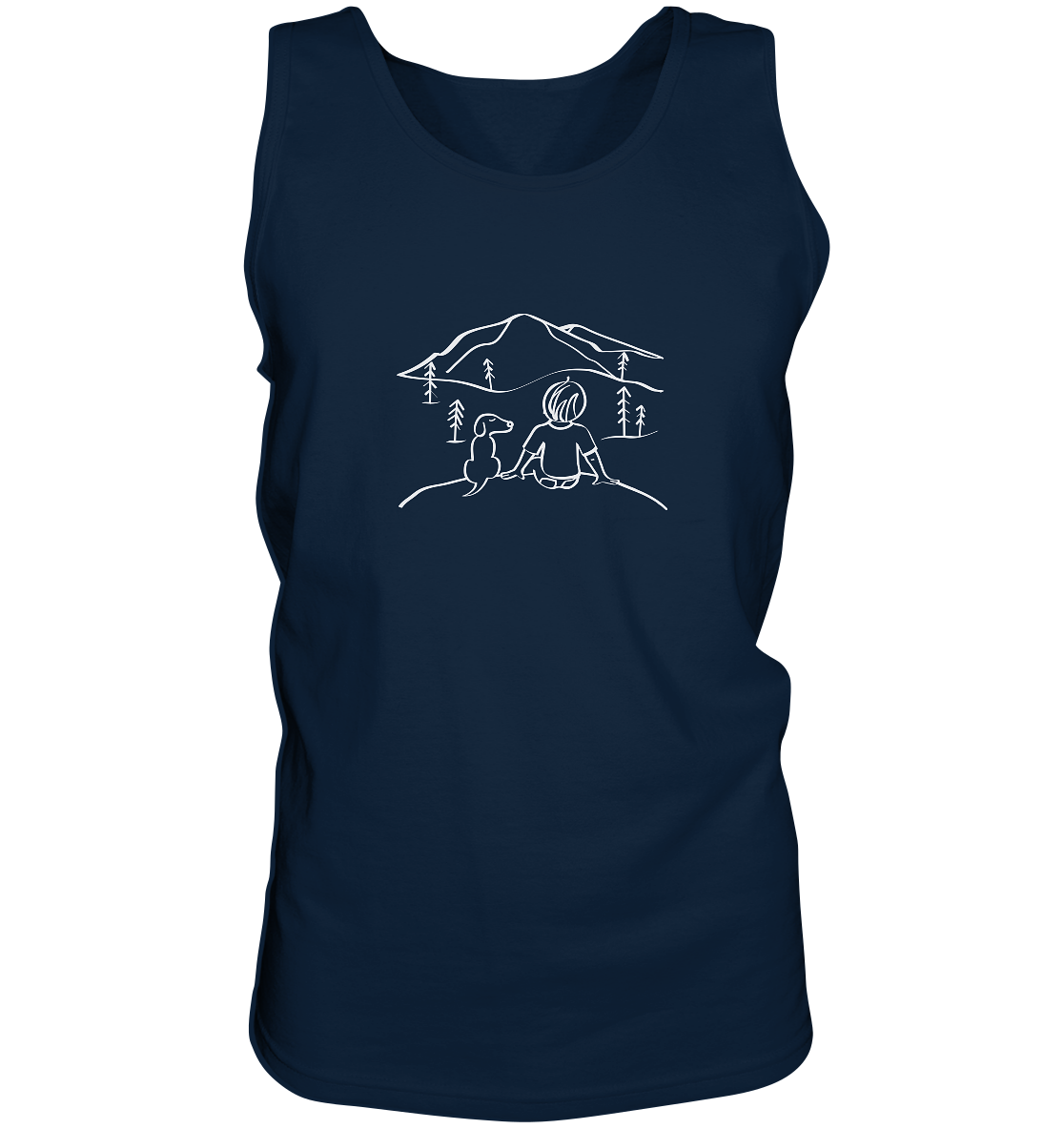 Mountain View with my Dog - Tank-Top