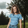 Herzschlag Trail Running - Ladies Organic Shirt Meliert