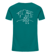 Aussicht mit meinem Pferd - Kids Organic Shirt - Wunschtext