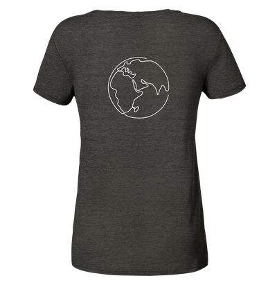 Weltbürger - Ladies Organic Shirt Meliert