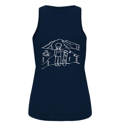 Aussicht genießen - Snowboarden - Ladies Organic Tank Top