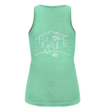 Aussicht mit meinem Hund - Ladies Organic Tank Top