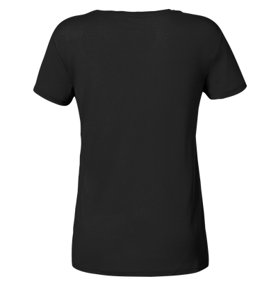 Skifahren - Ladies Organic V-Neck Shirt