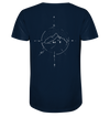 Winterkompass - Mens Organic V-Neck Shirt