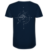Kompass - Mens Organic V-Neck Shirt