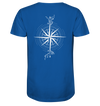 Natur Kompass - Mens Organic V-Neck Shirt