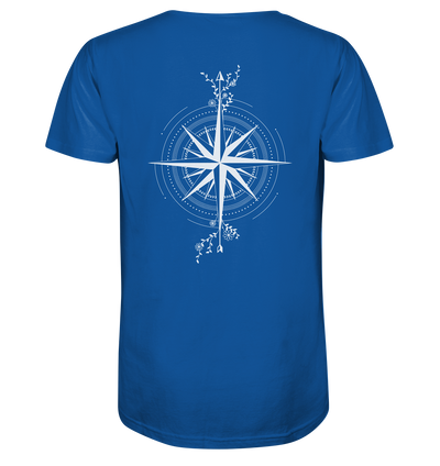 Natur Kompass - Mens Organic V-Neck Shirt