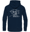 Aussicht mit unserem Hund - Organic Fashion Hoodie