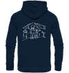 Aussicht genießen - Snowboarden - Organic Fashion Hoodie