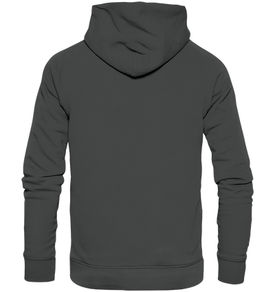 Ski in der Brusttasche - Organic Fashion Hoodie