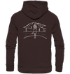 Yoga Aussicht - Organic Hoodie - Wunschtext