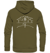 Yoga Aussicht - Organic Hoodie - Wunschtext