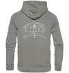 Yoga Aussicht - Organic Hoodie - Wunschtext