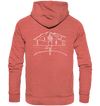 Yoga Aussicht - Organic Hoodie - Wunschtext